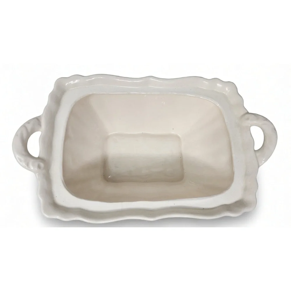 Vintage Ceramic Strawberry Covered Tureen Soup Bowl 11.5